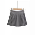 Narrow edged accordion pleated suit with pleated tennis skirt