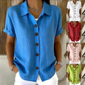 Collar short sleeved top
