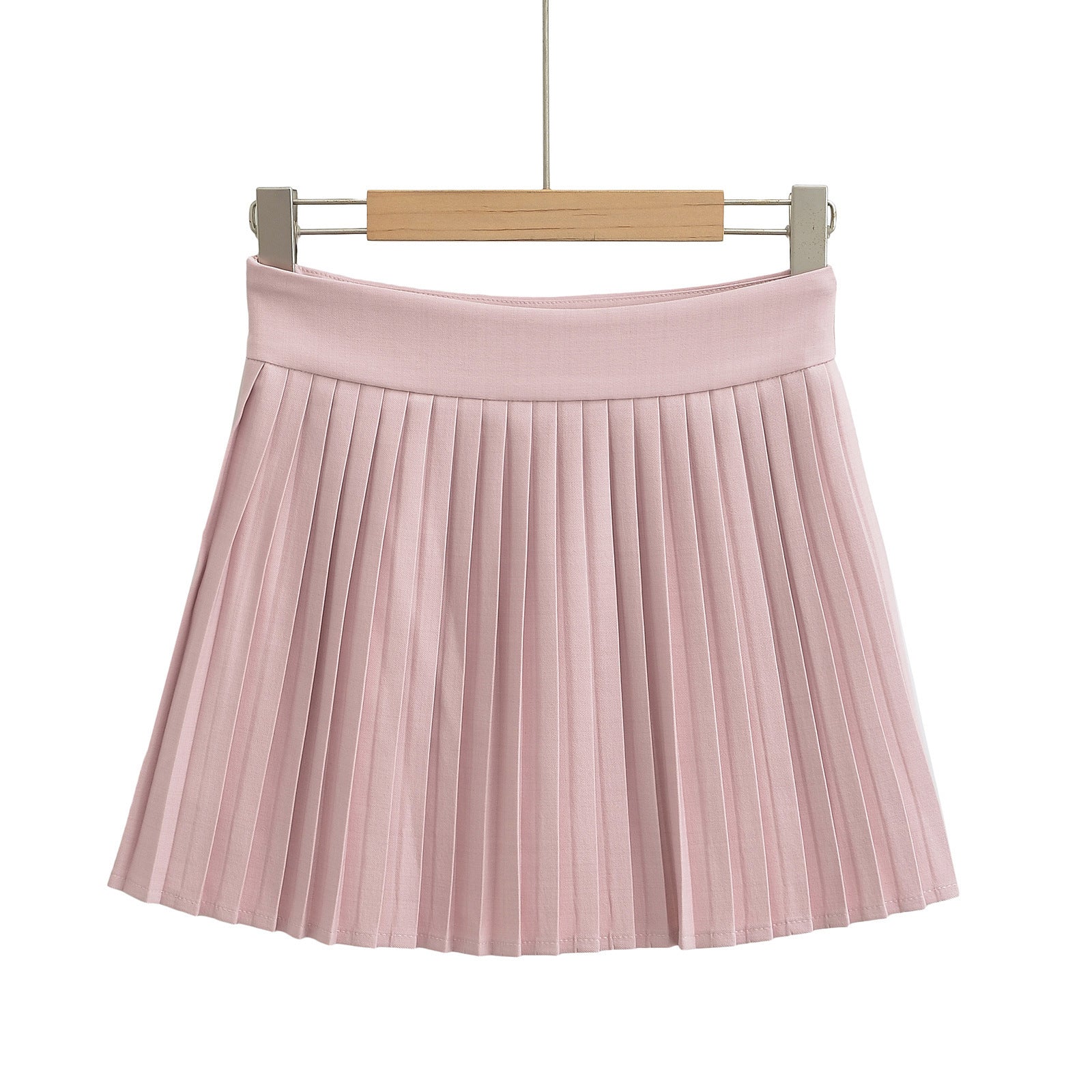 Narrow edged accordion pleated suit with pleated tennis skirt