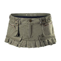 Work clothes Feng Shui washing denim short skirt for women