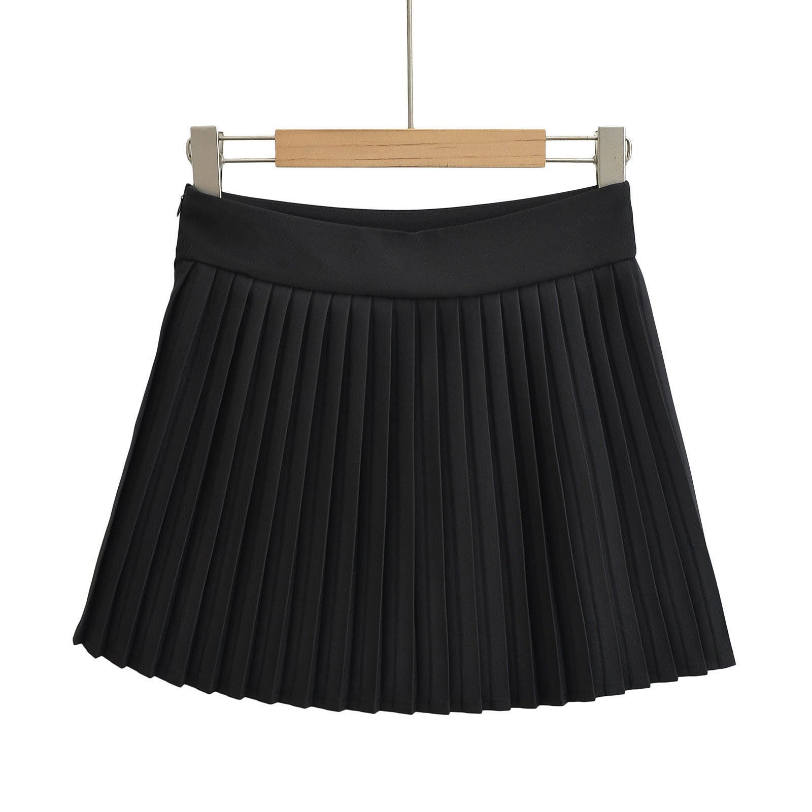 Narrow edged accordion pleated suit with pleated tennis skirt