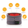Rechargeable heating massage waist belt warm compress controller red light