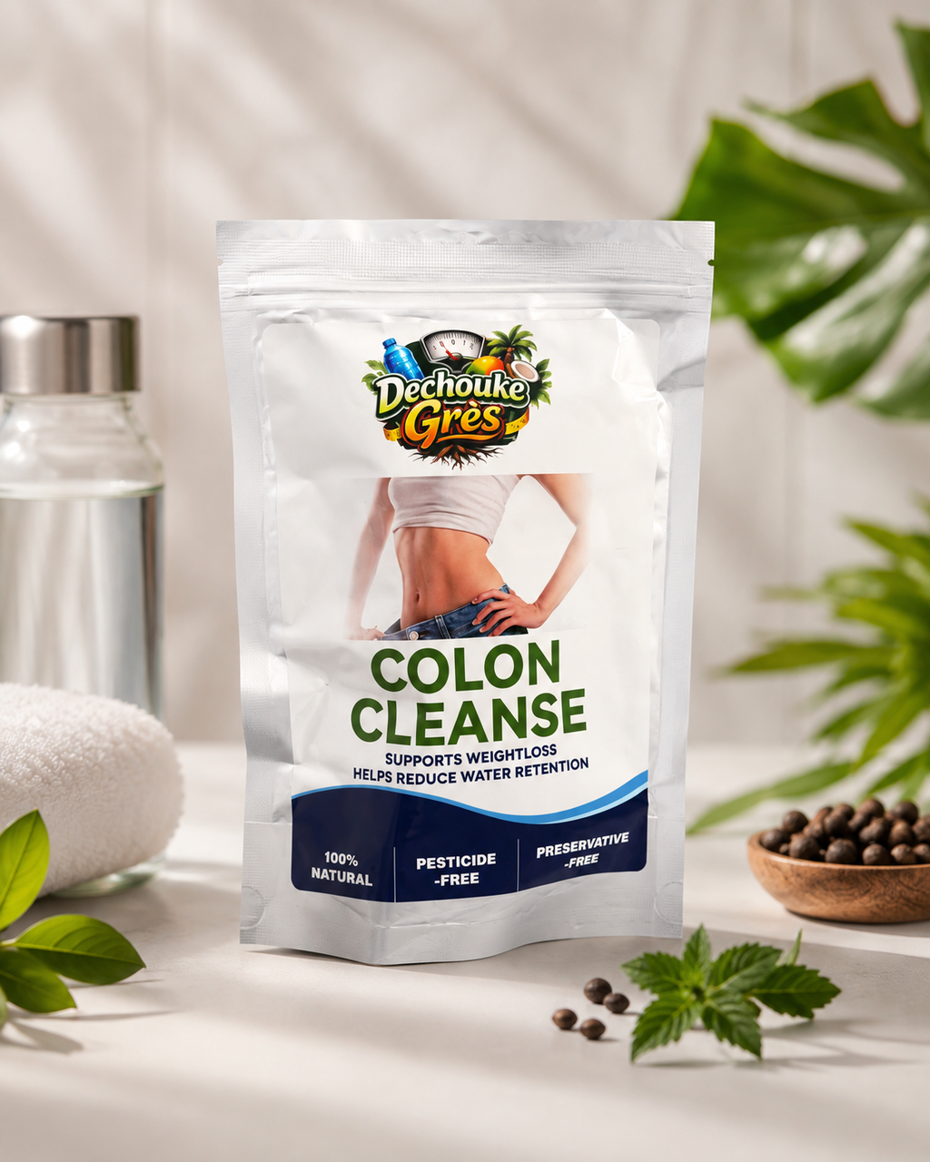 Dechouke Grès Colon Cleanse Herbal Tea – Daily Detox & Wellness Tea
