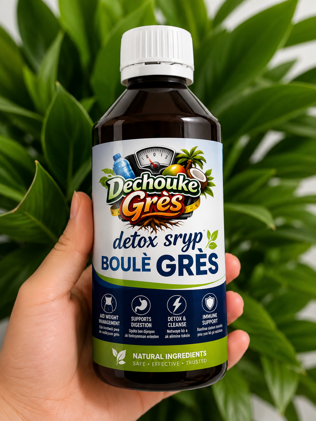Dechouke Grès Detox Syrup bottle