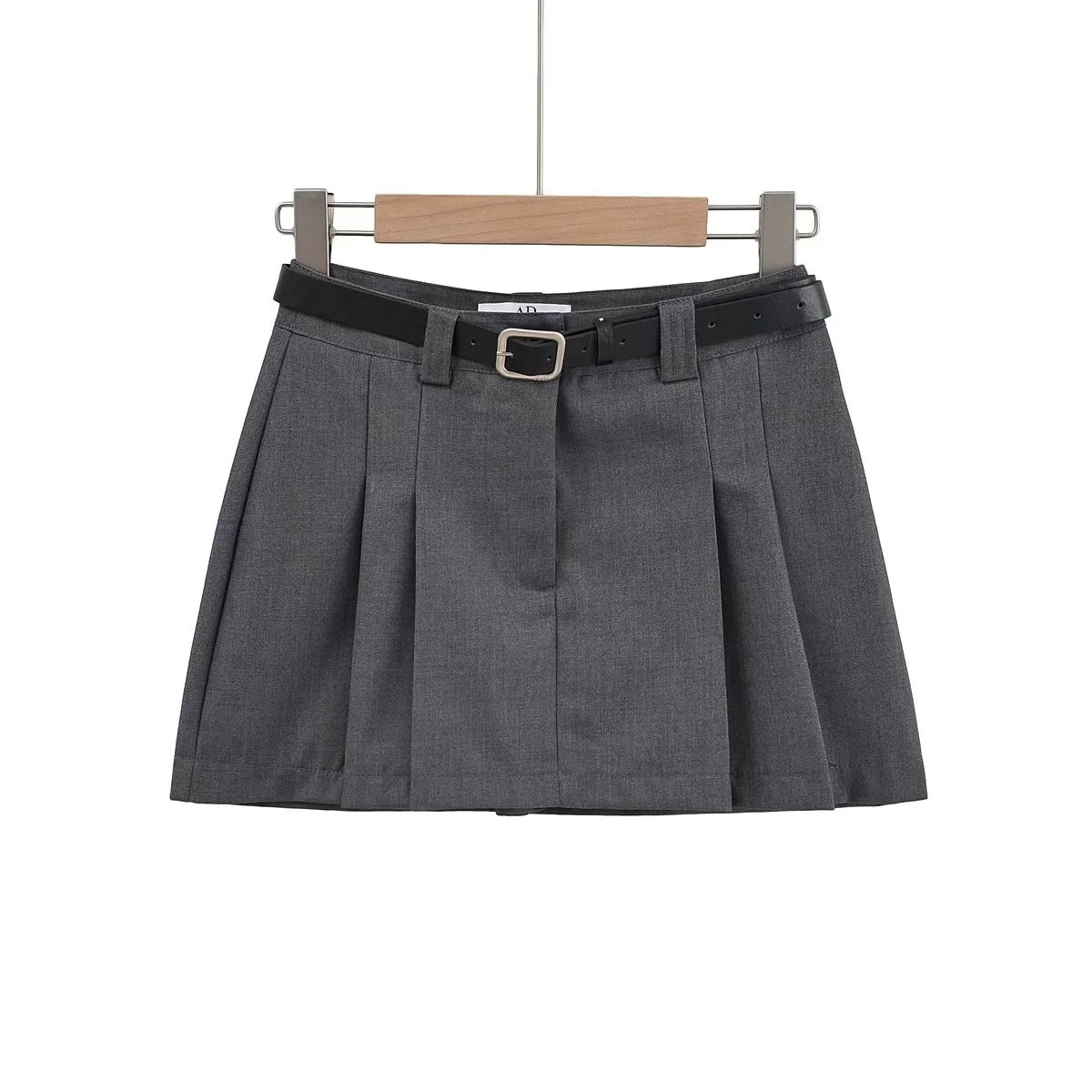 Pleated short skirt for women