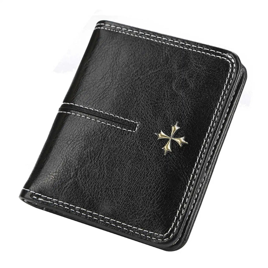 RFID Blocking Women’s Retro Wallet – Multi-Card Holder, Zipper Coin Purse, Anti-Theft Short Wallet with Buckle, Fashion Small Wallet for Cards, Cash, and Coins