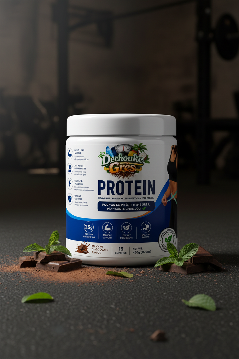 Clean product shot Dechouke Grès Protein